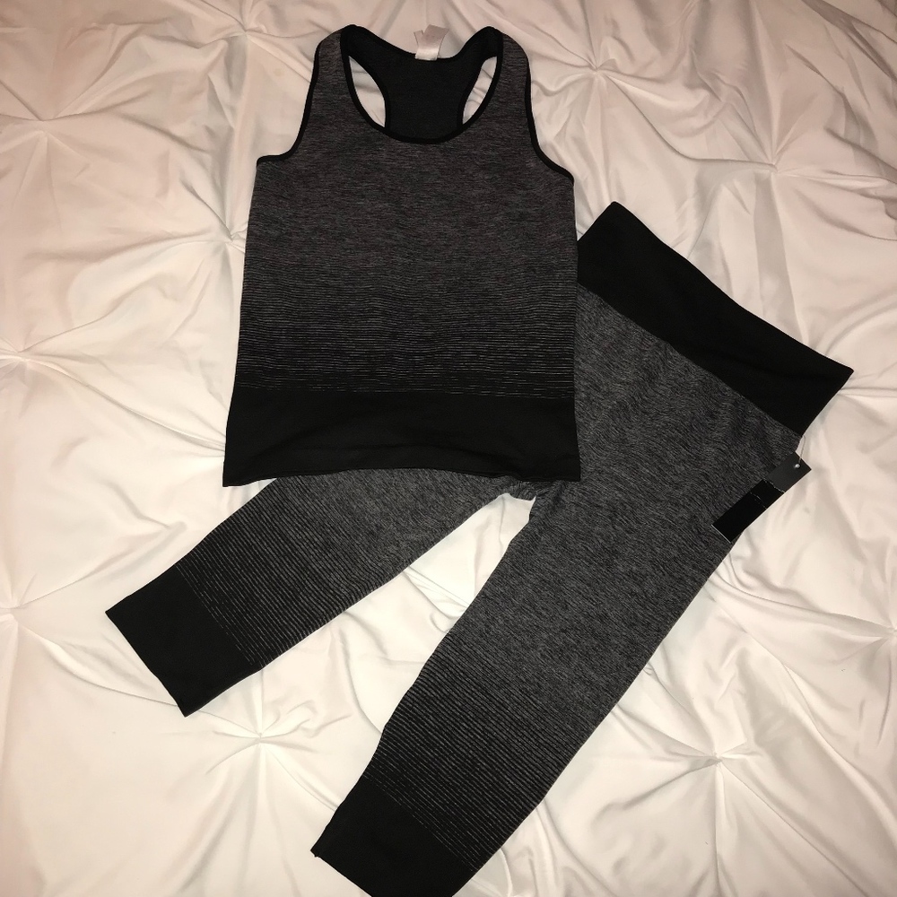 New Mix Two Piece Athletic Wear Set